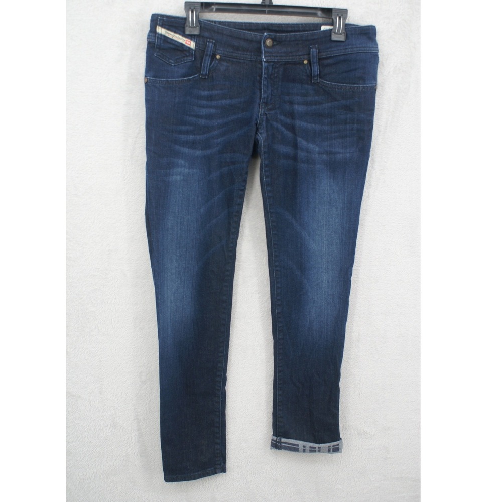 Diesel Matic Slim‎ Skinny Jeans Womens 29 Dark Wash Stretch Denim Made in Italy